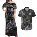 Penrith Panthers NAIDOC Week 2026 Couples Matching Off Shoulder Maxi Dress and Hawaiian Shirt First Nations of Australia Aboriginal Mascot Rugby