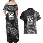 Penrith Panthers NAIDOC Week 2026 Couples Matching Off Shoulder Maxi Dress and Hawaiian Shirt First Nations of Australia Aboriginal Mascot Rugby