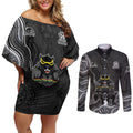 Penrith Panthers NAIDOC Week 2026 Couples Matching Off Shoulder Short Dress and Long Sleeve Button Shirt First Nations of Australia Aboriginal Mascot Rugby