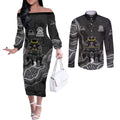 Penrith Panthers NAIDOC Week 2026 Couples Matching Off The Shoulder Long Sleeve Dress and Long Sleeve Button Shirt First Nations of Australia Aboriginal Mascot Rugby