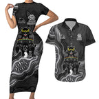 Penrith Panthers NAIDOC Week 2026 Couples Matching Short Sleeve Bodycon Dress and Hawaiian Shirt First Nations of Australia Aboriginal Mascot Rugby