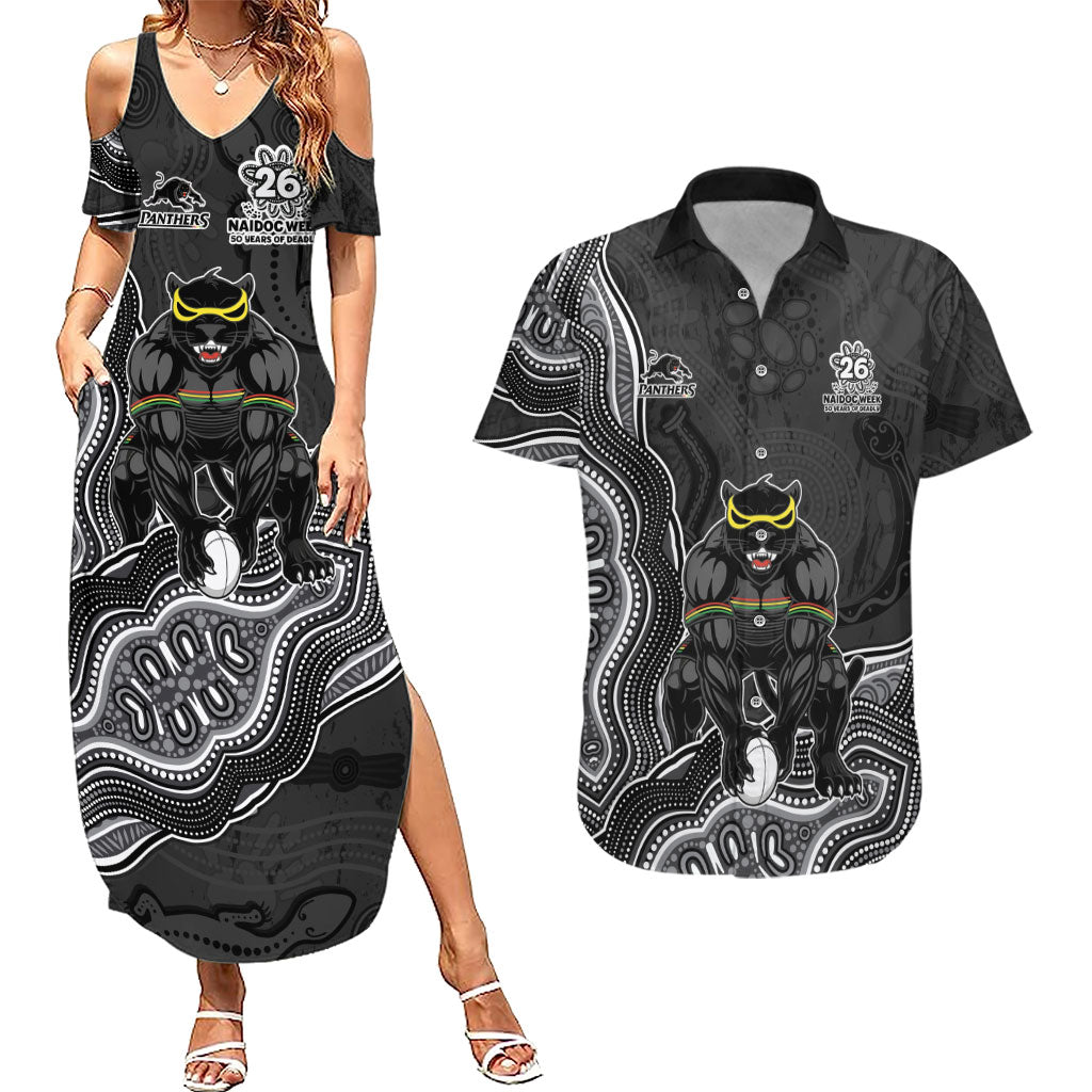 Penrith Panthers NAIDOC Week 2026 Couples Matching Summer Maxi Dress and Hawaiian Shirt First Nations of Australia Aboriginal Mascot Rugby