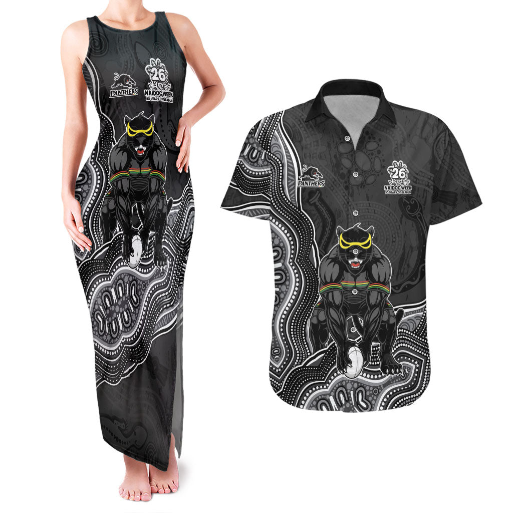 Penrith Panthers NAIDOC Week 2026 Couples Matching Tank Maxi Dress and Hawaiian Shirt First Nations of Australia Aboriginal Mascot Rugby