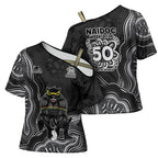 Penrith Panthers NAIDOC Week 2026 Cross Shoulder Shirt First Nations of Australia Aboriginal Mascot Rugby