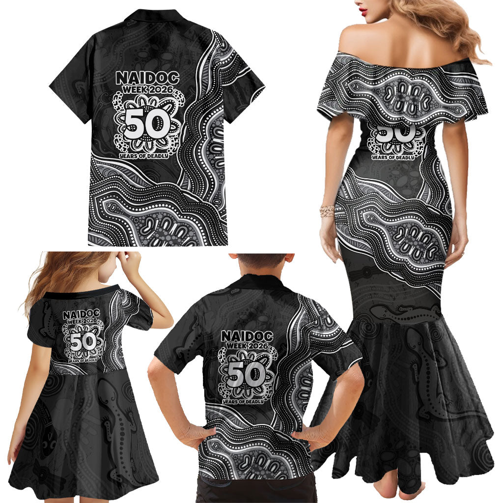 Penrith Panthers NAIDOC Week 2026 Family Matching Mermaid Dress and Hawaiian Shirt First Nations of Australia Aboriginal Mascot Rugby