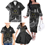 Penrith Panthers NAIDOC Week 2026 Family Matching Off The Shoulder Long Sleeve Dress and Hawaiian Shirt First Nations of Australia Aboriginal Mascot Rugby