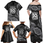 Penrith Panthers NAIDOC Week 2026 Family Matching Off Shoulder Maxi Dress and Hawaiian Shirt First Nations of Australia Aboriginal Mascot Rugby