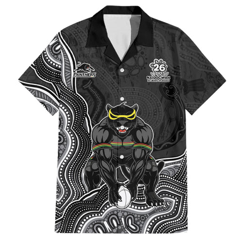 Penrith Panthers NAIDOC Week 2026 Family Matching Off Shoulder Maxi Dress and Hawaiian Shirt First Nations of Australia Aboriginal Mascot Rugby