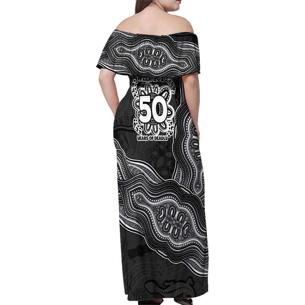 Penrith Panthers NAIDOC Week 2026 Family Matching Off Shoulder Maxi Dress and Hawaiian Shirt First Nations of Australia Aboriginal Mascot Rugby
