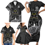 Penrith Panthers NAIDOC Week 2026 Family Matching Short Sleeve Bodycon Dress and Hawaiian Shirt First Nations of Australia Aboriginal Mascot Rugby