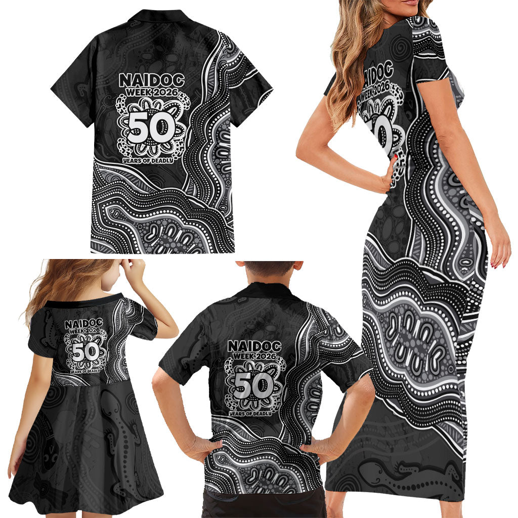 Penrith Panthers NAIDOC Week 2026 Family Matching Short Sleeve Bodycon Dress and Hawaiian Shirt First Nations of Australia Aboriginal Mascot Rugby
