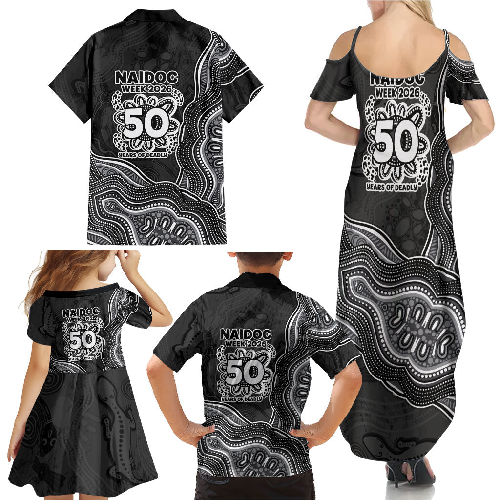 Penrith Panthers NAIDOC Week 2026 Family Matching Summer Maxi Dress and Hawaiian Shirt First Nations of Australia Aboriginal Mascot Rugby