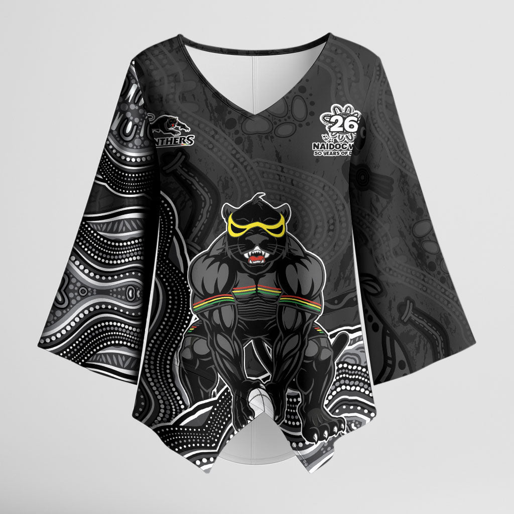Penrith Panthers NAIDOC Week 2026 Kimono Sleeve Blouse First Nations of Australia Aboriginal Mascot Rugby