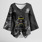 Penrith Panthers NAIDOC Week 2026 Kimono Sleeve Blouse First Nations of Australia Aboriginal Mascot Rugby
