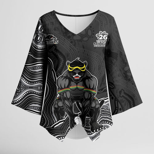 Penrith Panthers NAIDOC Week 2026 Kimono Sleeve Blouse First Nations of Australia Aboriginal Mascot Rugby