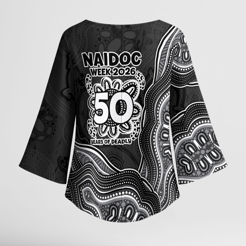 Penrith Panthers NAIDOC Week 2026 Kimono Sleeve Blouse First Nations of Australia Aboriginal Mascot Rugby