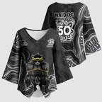 Penrith Panthers NAIDOC Week 2026 Kimono Sleeve Blouse First Nations of Australia Aboriginal Mascot Rugby