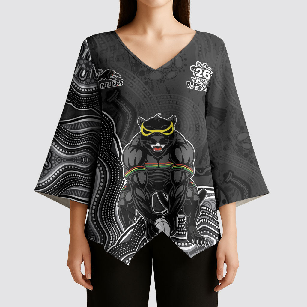 Penrith Panthers NAIDOC Week 2026 Kimono Sleeve Blouse First Nations of Australia Aboriginal Mascot Rugby