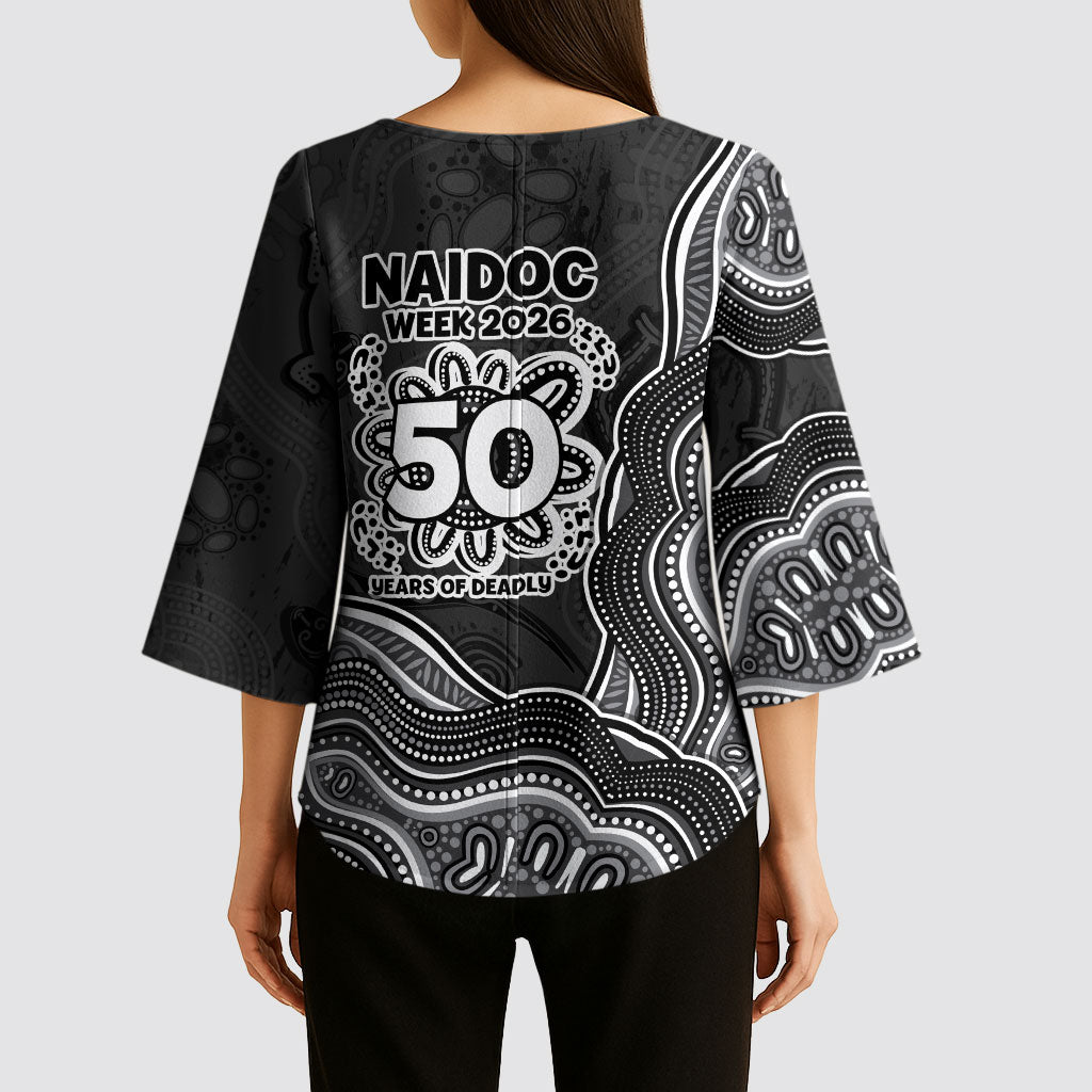 Penrith Panthers NAIDOC Week 2026 Kimono Sleeve Blouse First Nations of Australia Aboriginal Mascot Rugby
