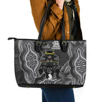 Penrith Panthers NAIDOC Week 2026 Leather Tote Bag First Nations of Australia Aboriginal Mascot Rugby