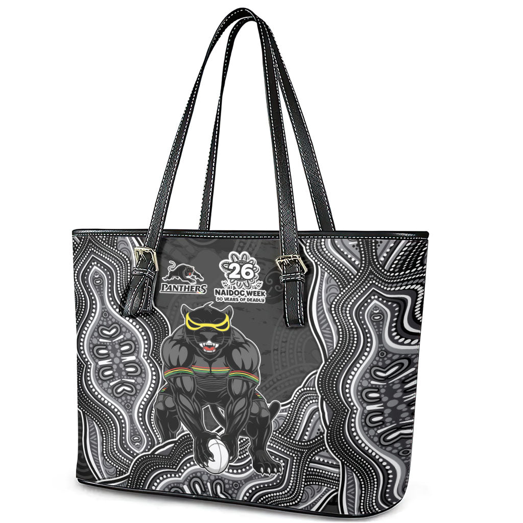 Penrith Panthers NAIDOC Week 2026 Leather Tote Bag First Nations of Australia Aboriginal Mascot Rugby