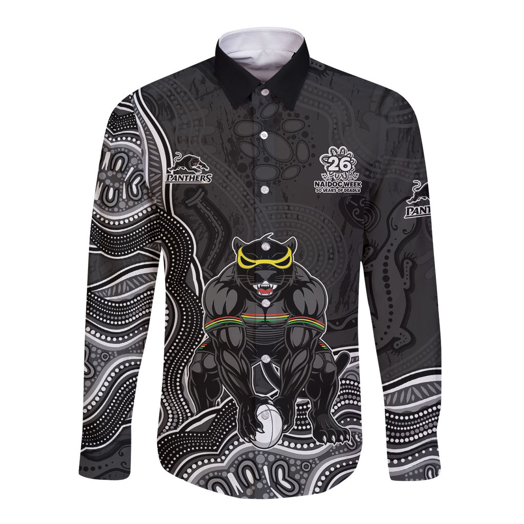 Penrith Panthers NAIDOC Week 2026 Long Sleeve Button Shirt First Nations of Australia Aboriginal Mascot Rugby