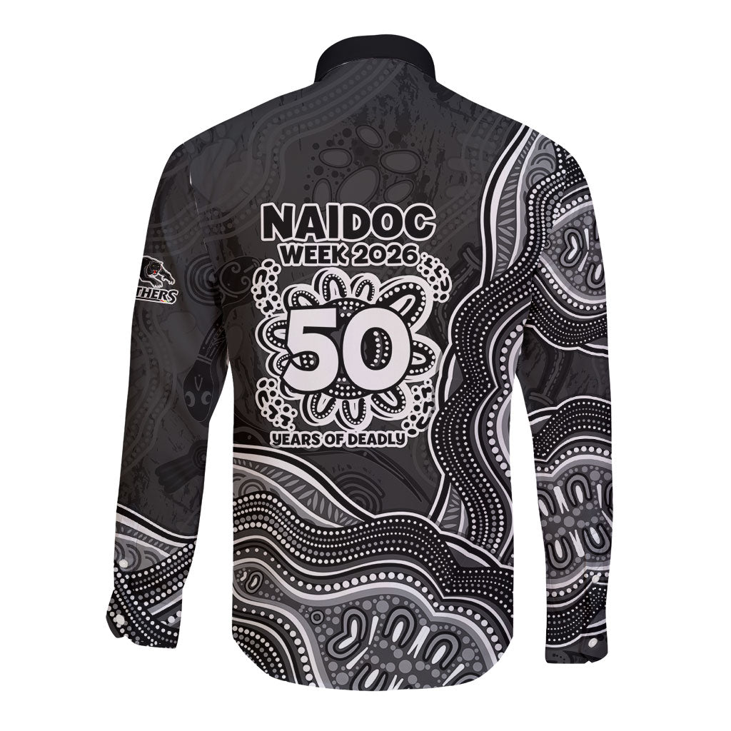 Penrith Panthers NAIDOC Week 2026 Long Sleeve Button Shirt First Nations of Australia Aboriginal Mascot Rugby