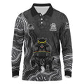 Penrith Panthers NAIDOC Week 2026 Long Sleeve Polo Shirt First Nations of Australia Aboriginal Mascot Rugby