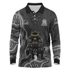 Penrith Panthers NAIDOC Week 2026 Long Sleeve Polo Shirt First Nations of Australia Aboriginal Mascot Rugby
