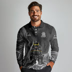 Penrith Panthers NAIDOC Week 2026 Long Sleeve Polo Shirt First Nations of Australia Aboriginal Mascot Rugby