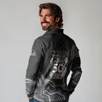 Penrith Panthers NAIDOC Week 2026 Long Sleeve Polo Shirt First Nations of Australia Aboriginal Mascot Rugby