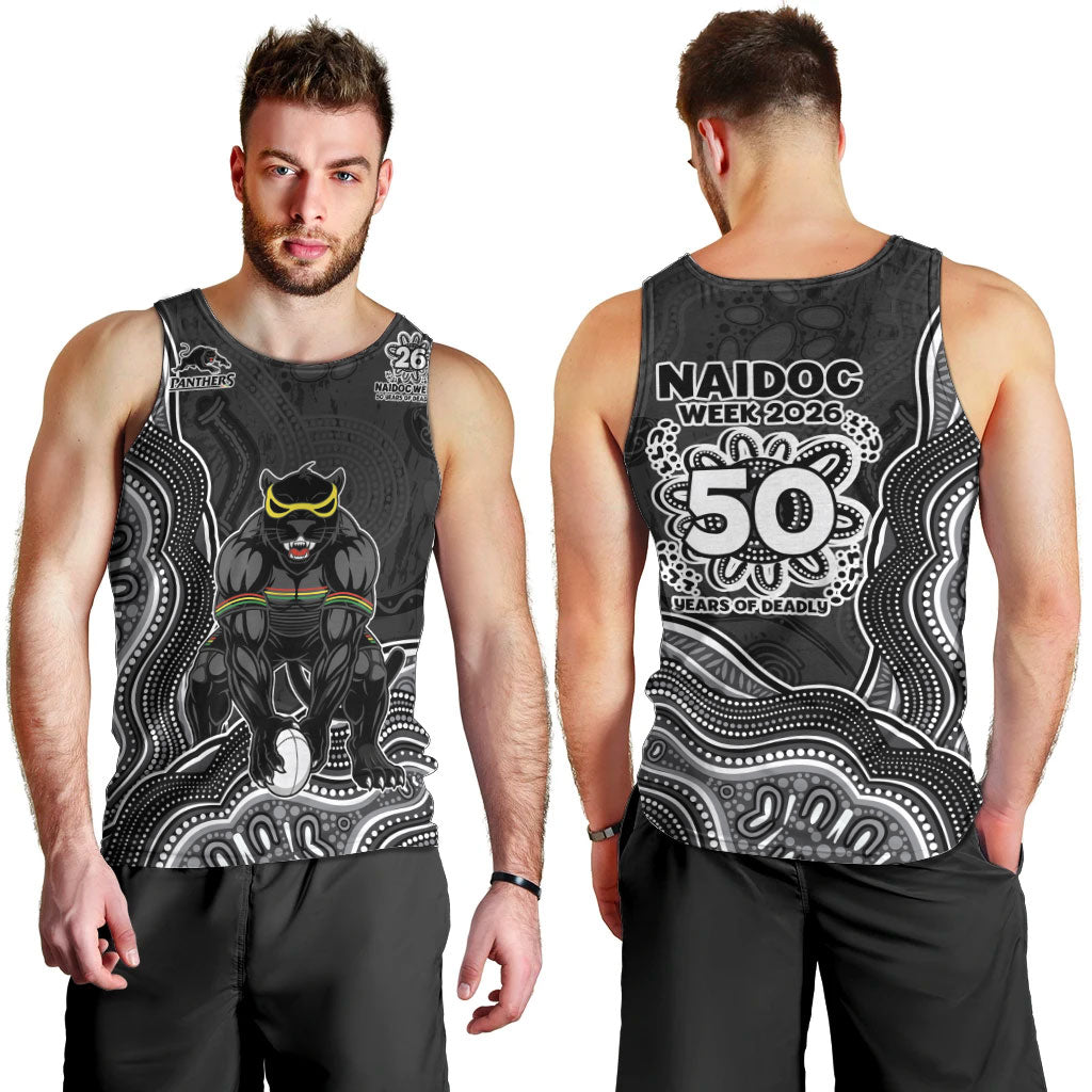 Penrith Panthers NAIDOC Week 2026 Men Tank Top First Nations of Australia Aboriginal Mascot Rugby