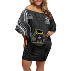 Penrith Panthers NAIDOC Week 2026 Off Shoulder Short Dress First Nations of Australia Aboriginal Mascot Rugby