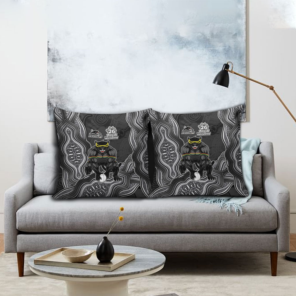 Penrith Panthers NAIDOC Week 2026 Pillow Cover First Nations of Australia Aboriginal Mascot Rugby