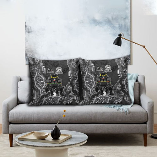 Penrith Panthers NAIDOC Week 2026 Pillow Cover First Nations of Australia Aboriginal Mascot Rugby