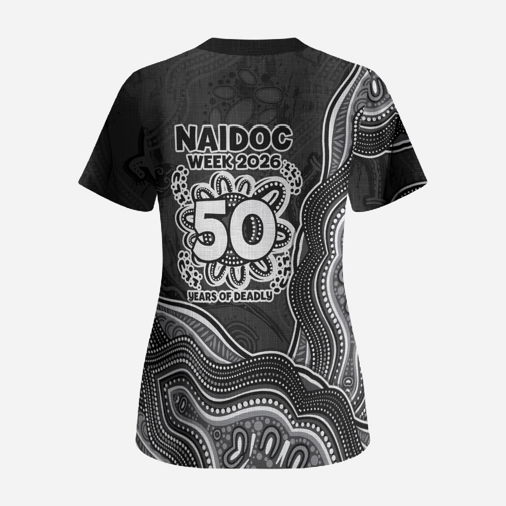 Penrith Panthers NAIDOC Week 2026 Scrub Top First Nations of Australia Aboriginal Mascot Rugby