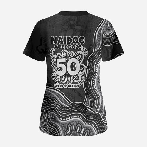 Penrith Panthers NAIDOC Week 2026 Scrub Top First Nations of Australia Aboriginal Mascot Rugby
