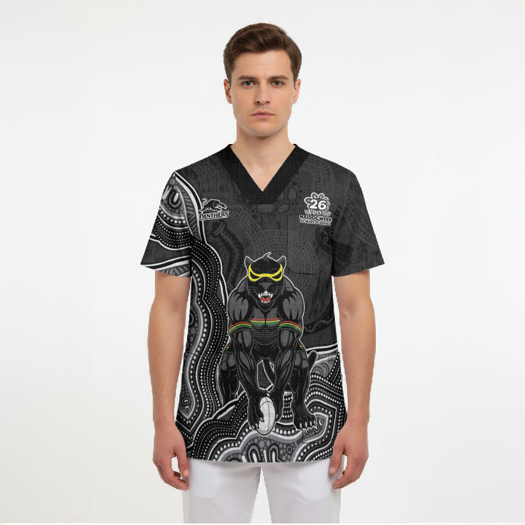 Penrith Panthers NAIDOC Week 2026 Scrub Top First Nations of Australia Aboriginal Mascot Rugby