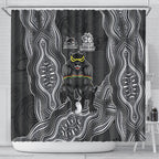 Penrith Panthers NAIDOC Week 2026 Shower Curtain First Nations of Australia Aboriginal Mascot Rugby