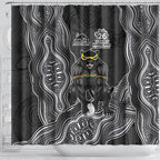 Penrith Panthers NAIDOC Week 2026 Shower Curtain First Nations of Australia Aboriginal Mascot Rugby