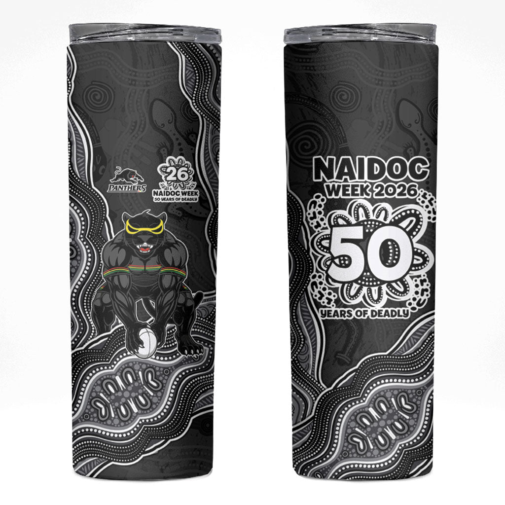Penrith Panthers NAIDOC Week 2026 Skinny Tumbler First Nations of Australia Aboriginal Mascot Rugby