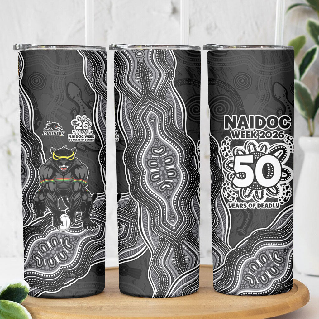 Penrith Panthers NAIDOC Week 2026 Skinny Tumbler First Nations of Australia Aboriginal Mascot Rugby