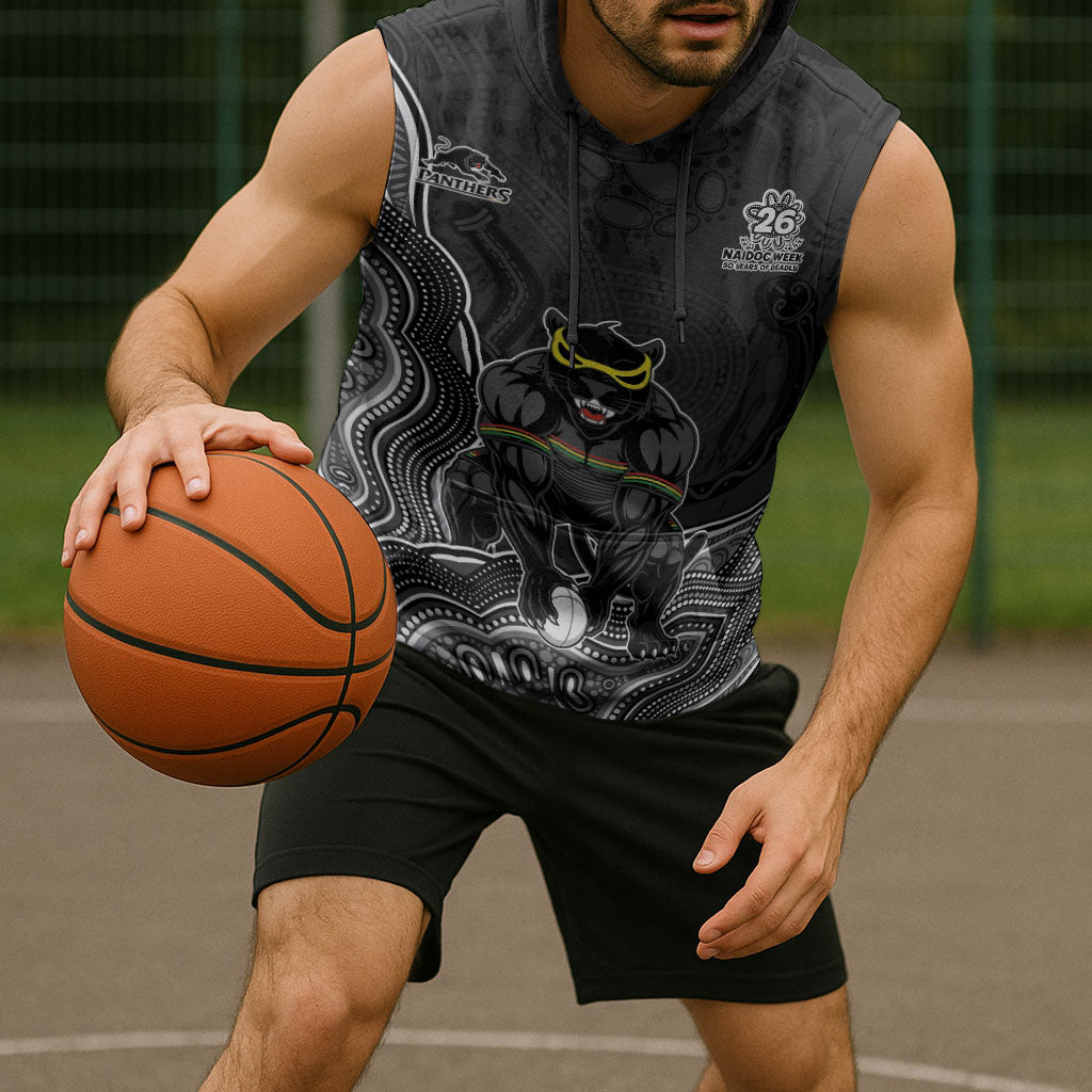Penrith Panthers NAIDOC Week 2026 Sleeveless Hoodie First Nations of Australia Aboriginal Mascot Rugby