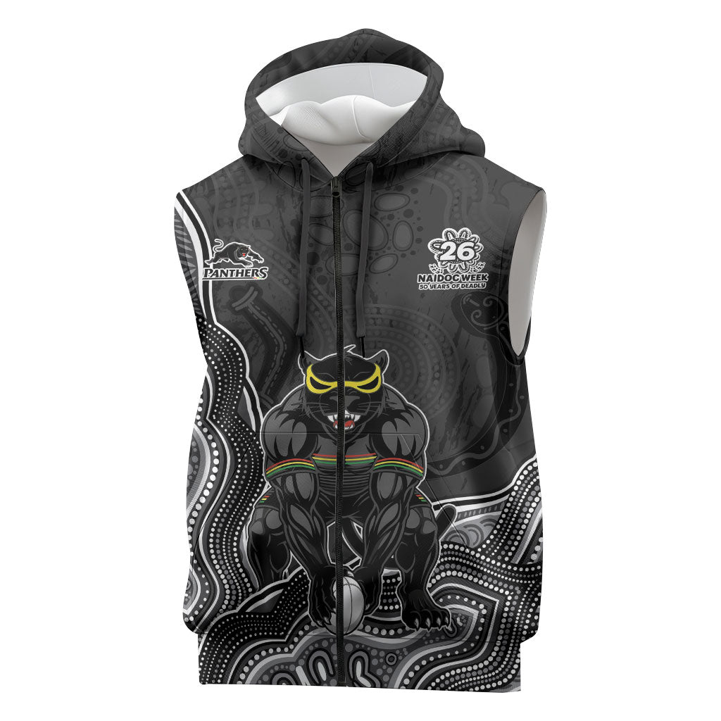 Penrith Panthers NAIDOC Week 2026 Sleeveless Zip Hoodie First Nations of Australia Aboriginal Mascot Rugby