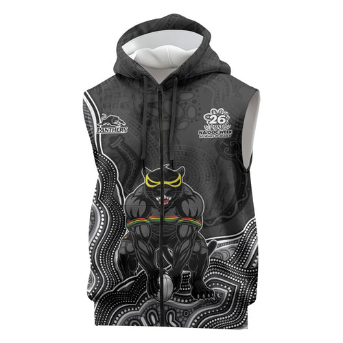 Penrith Panthers NAIDOC Week 2026 Sleeveless Zip Hoodie First Nations of Australia Aboriginal Mascot Rugby