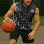Penrith Panthers NAIDOC Week 2026 Sleeveless Zip Hoodie First Nations of Australia Aboriginal Mascot Rugby