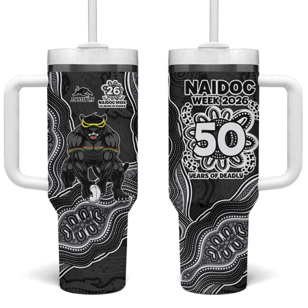 Penrith Panthers NAIDOC Week 2026 Tumbler With Handle First Nations of Australia Aboriginal Mascot Rugby