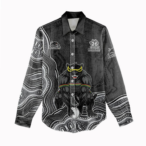 Penrith Panthers NAIDOC Week 2026 Women Casual Shirt First Nations of Australia Aboriginal Mascot Rugby