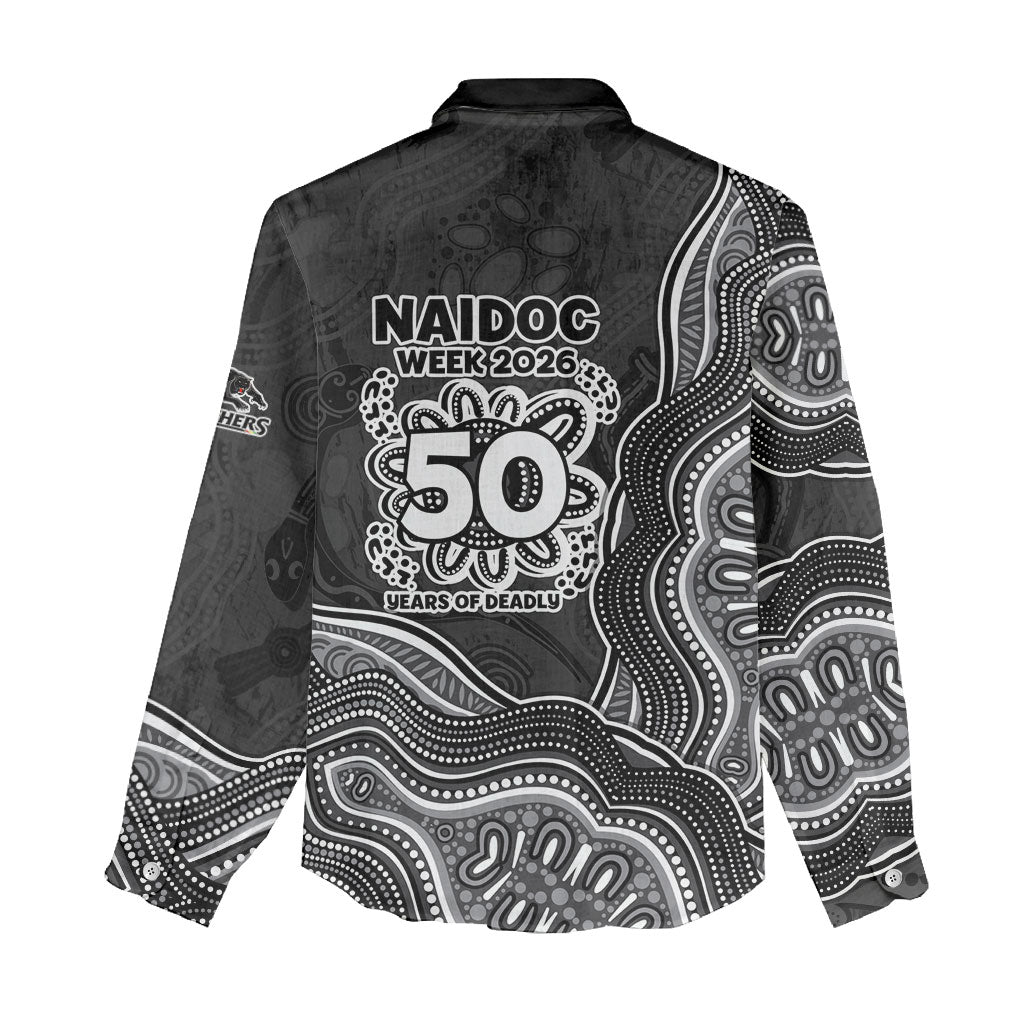 Penrith Panthers NAIDOC Week 2026 Women Casual Shirt First Nations of Australia Aboriginal Mascot Rugby
