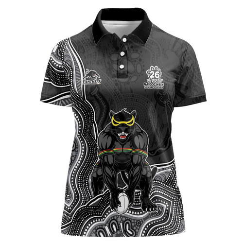 Penrith Panthers NAIDOC Week 2026 Women Polo Shirt First Nations of Australia Aboriginal Mascot Rugby